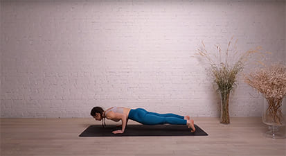 Four Limbed Staff (Chaturanga Dandasana) – Yoga Poses Guide by WorkoutLabs
