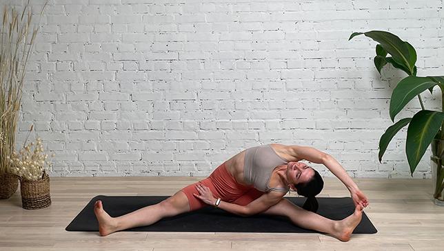 Side Seated Wide Angle Pose (front) - Iana Varshavska