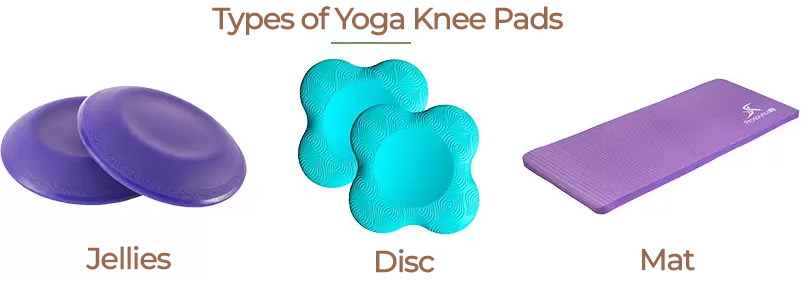 Types of knee pads for-yoga