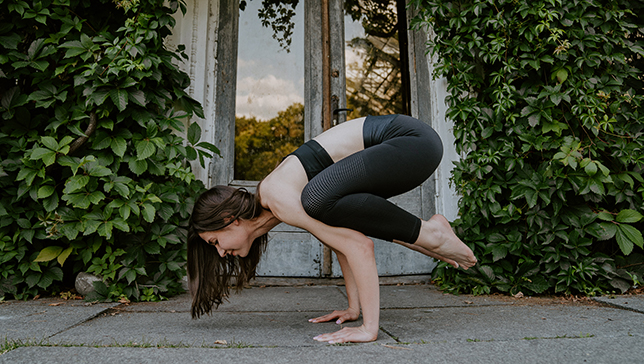 Crow Pose (front) - Iana Varshavska